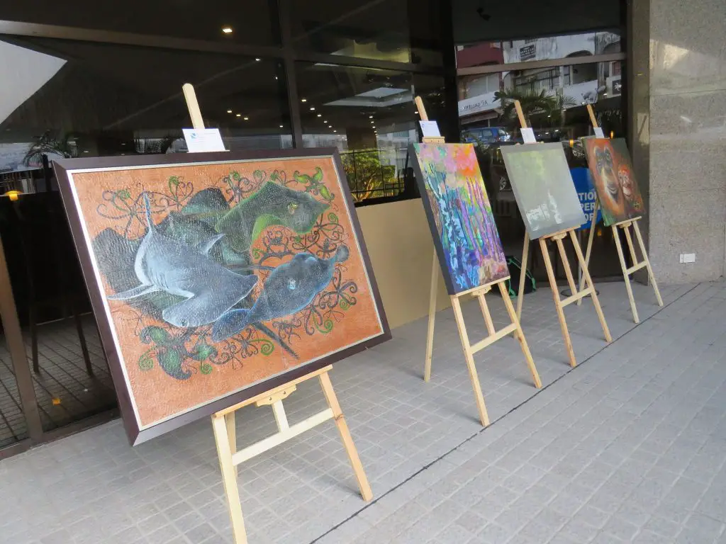 Among the art exhibitions at Hilton Kuching during R4TW 2017