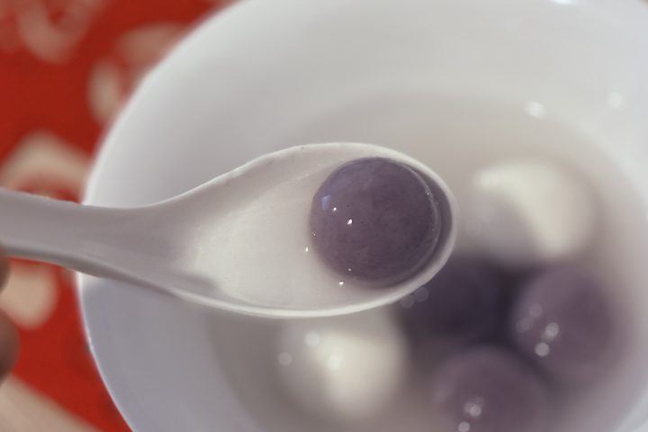 One is considered a year older after eating tang yuan during the Winter Solstice celebration.