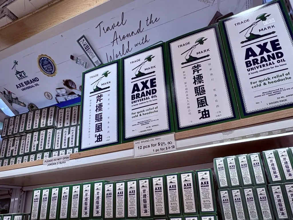 Travel around the world with Axe Brand Universal Oil.