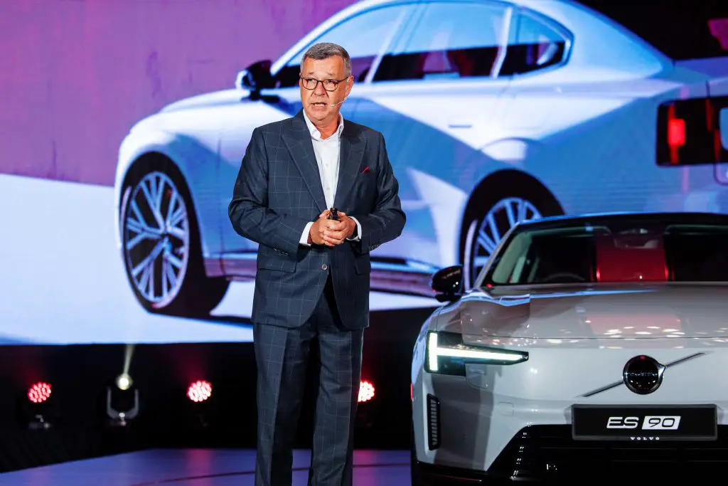 Chris Wailes, Managing Director of Volvo Car Malaysia and Thailand, during the launch of the Volvo ES90.