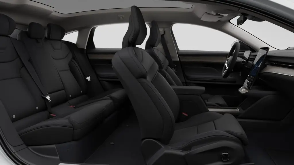 The long 3.1-metre wheelbase provides generous second-row legroom, creating an exceptionally comfortable space for adults and children alike.